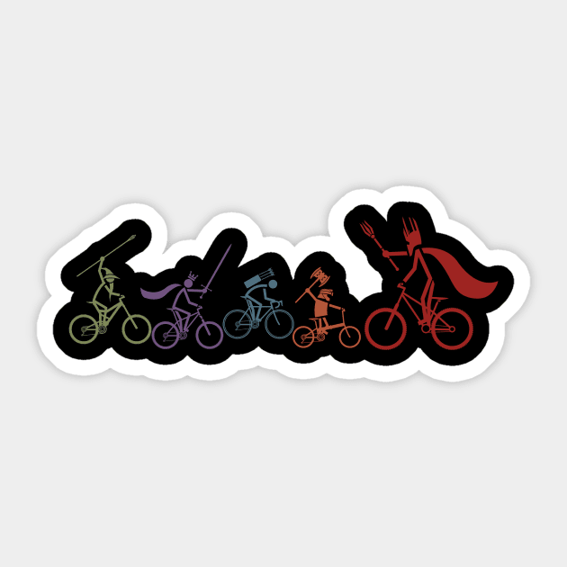 One Ring to rule them all Mountain Bike Sticker TeePublic